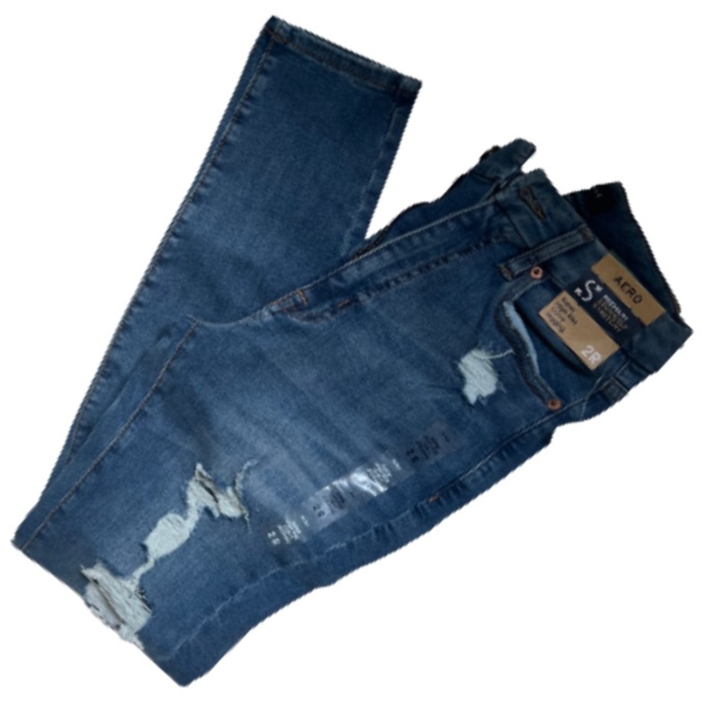 Aeropostale Super High Rise Curvy Jegging Jeans